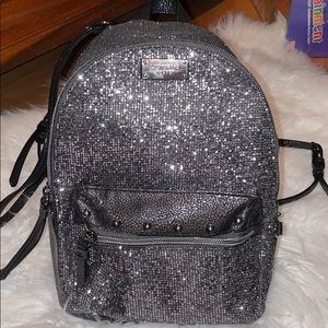 Sparkly Black Victoria Secret Backpack 🎒